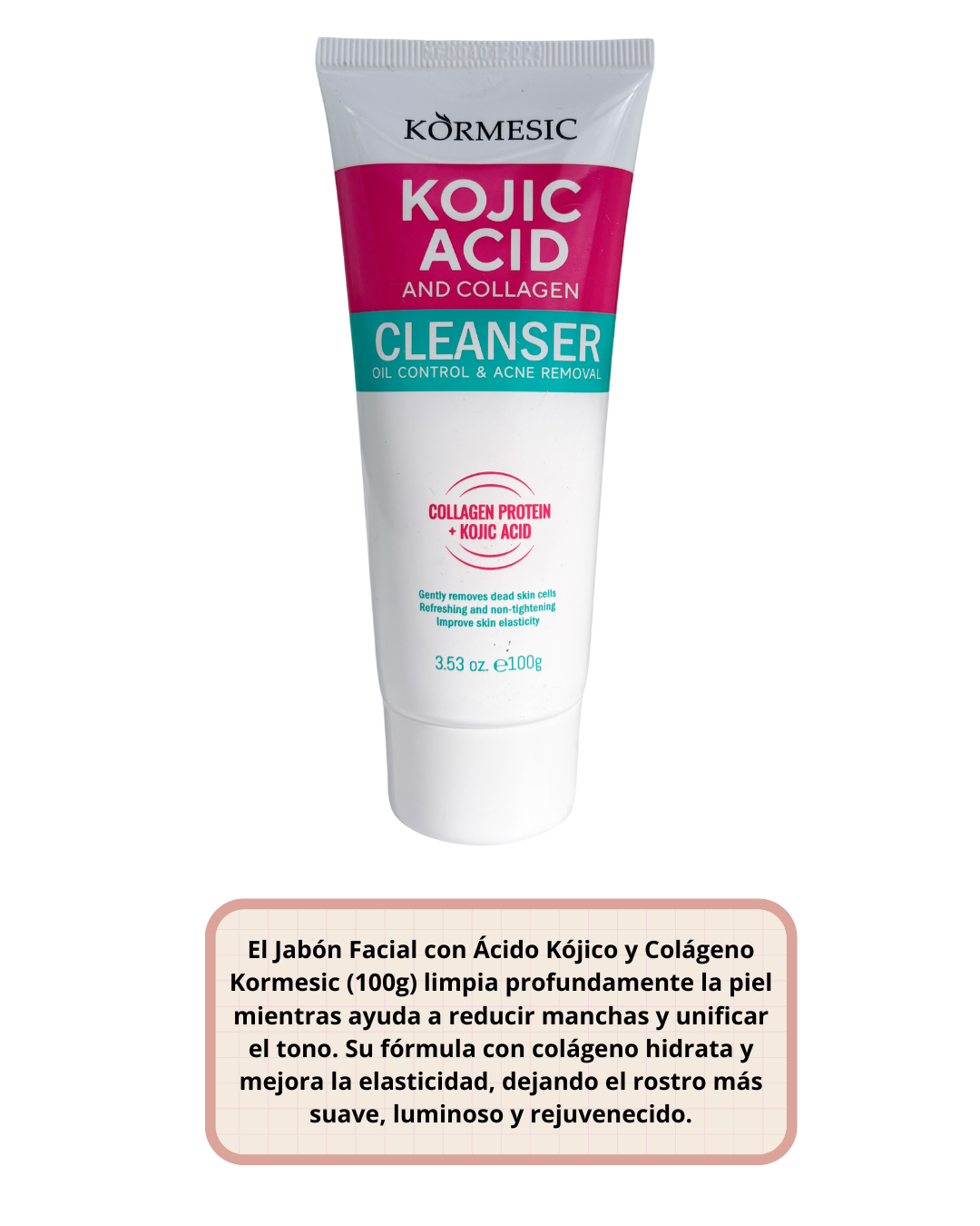 JABON FACIAL CON ACIDO KOJICO Y COLAGENO disponible en Yaxa Colombia